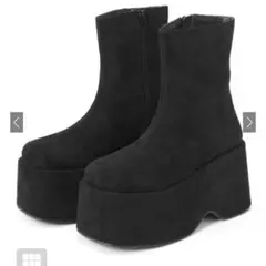 GRL スエード厚底ブーツ zr1140