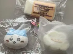 【おまけ付き】　粉付きスクイーズセット　ハチワレ