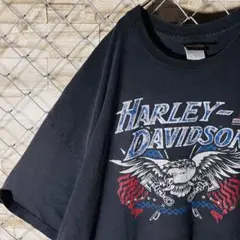 00s ハーレーダビッドソン　Tシャツ イーグル　ディーラー物　3XL USA製