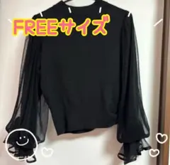 continuer de NICECLAUP シースルーバルーンスリーブ ニット