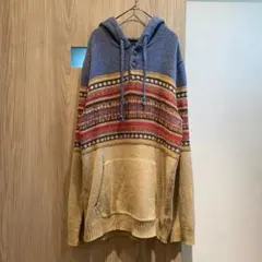 AMERICAN EAGLE M ヘンリーネック ニット メキシカンパーカーのサムネイル