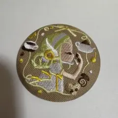 おジャ魔女どれみ　刺繍缶バッジ　【ももこ（パティシエ服）】 美品