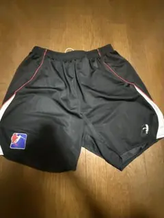 ハンドボールパンツ 黒 赤ライン