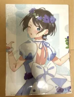 送料無料☆原作絵 当選品A4クリアファイル/彼女お借りします/かのかり