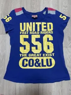 CO&LU 半袖Tシャツ ブルー Mサイズ