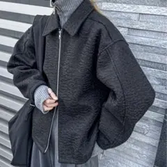 feepur ブークレダブルジップブルゾン