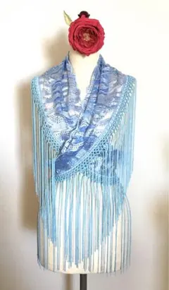 フラメンコ用ファルダと大判シージョのセット フラメンコ用ファルダと大判シージョのセット