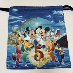ディズニーシー　5周年　巾着