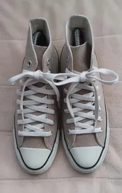 コンバース ハイカット スニーカー ベージュ 25cm