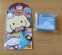 サンリオ（シナモロール）チョコレートハンドミラー＆小物ケース