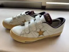 ☆再々値下げ☆CONVERSE ONE STAR ホワイト&イエロー&ワイン