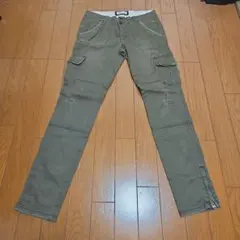 ヴィンテージabercrombie カーゴパンツ 16 オリーブグリーン