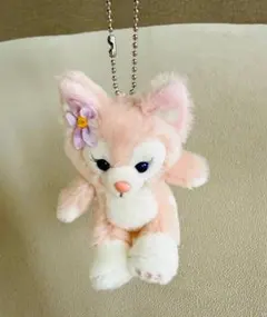 【東京ディズニーシー】リーナ・ベル ぬいぐるみチャーム キーホルダー ピンク