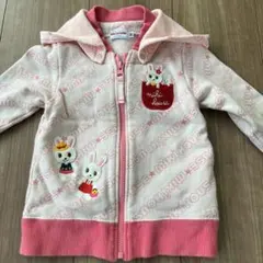 mikiHOUSE フード付きアウター ピンク