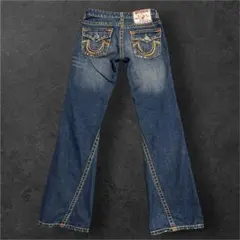 TRUE RELIGION JOEY SUPER T io 着用 フレア デニム - メルカリ
