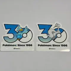 ポケモンメガフェスタ 30周年ステッカー コアルヒー スワンナ 韓国限定のサムネイル