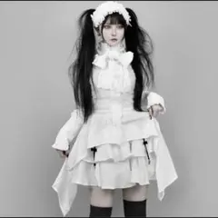 DimMoire】 イレヘムリボンブラウス セット ホワイト - メルカリ