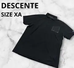 DESCENTE ポロシャツ ブラック 半袖　SIZE XAのサムネイル