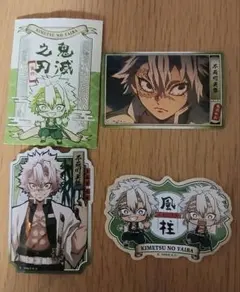 鬼滅の刃　 不死川実弥ステッカー，シール