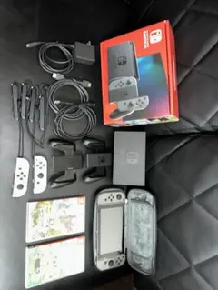 Nintendo Switch本体 Joy-Con4個 ソフト2本 付属品多数 - メルカリ