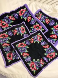 フェイラー　タオルハンカチ　同柄サイズ違い　4枚セット