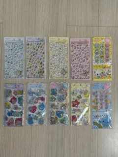 しずくちゃん　うるおいちゃん　みるみるちゃん　ボンボンドロップシール　mini