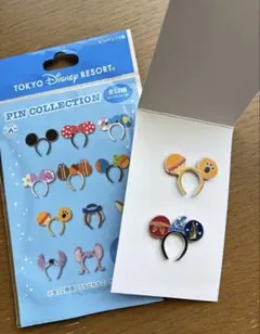 新品 ディズニーピンバッジコレクション カチューシャデザインシークレットセット