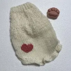 ハンドメイド犬の手編みワンピース♡小型犬M〜Ｌ