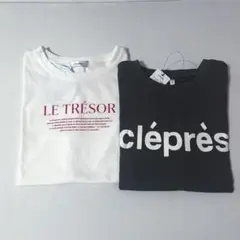 【coca しまむら】新品 ロゴTシャツ 半袖Tシャツ 2枚セット まとめ売りのサムネイル