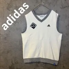 adidas アディダス　ゴルフウェア ニット　ベスト　M