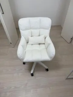 흰색 사무실 의자 작업 의자