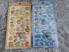 3D立体シール2枚セット☆B
