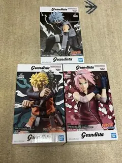 【新品・未開封】NARUTO Grandista フィギュア 3種セットのサムネイル