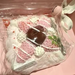 ⑰スクイーズ　kikisquishy チョコケーキ　クリーム　いちご