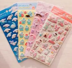 サンリオ ぷくっとシール4シートセット