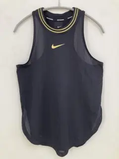 NIKE タンクトップ 黒 ゴールド M