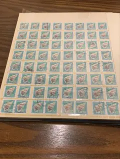 日本切手「62円 貝殻（タカラガイ）」の使用済み切手まとめ