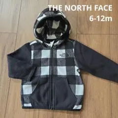 【THE NORTH FACE】 フリースパーカー チェック柄 上着