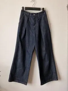 ikka デニム ワイドパンツ Mサイズのサムネイル