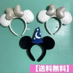 ディズニー公式 カチューシャ3点セット｜1日使用のみ 美品 ミニー＆ミッキー