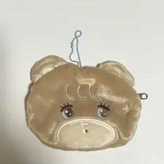 mikko characters フェイスポーチ Latte