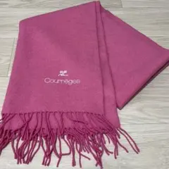 Courrèges クレージュ ピンク マフラー courreges