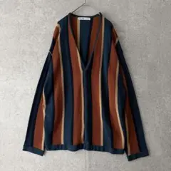 近年✨ジャーナルスタンダードレリューム　CALIFORNIA ストライプカーデ