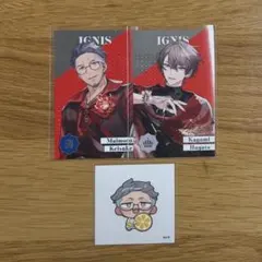 にじさんじ 8周年 加賀美ハヤト 舞元啓介 メタルカード ステッカー