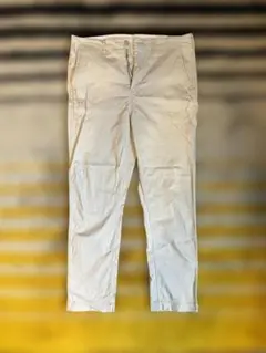 BEAMS コットンピケ ストレッチ テーパード M