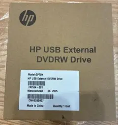 【未開封・未使用】　HP製外付けUSB DVD ドライブ