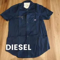 DIESEL 半袖シャツ ネイビー Mサイズのサムネイル