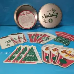 Starbucks 2018 Holiday Sticker Set 5種15枚