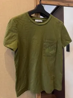 MaxMara ポケット ロゴ刺繍 Tシャツ カーキのサムネイル