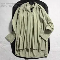 Tavii × green label relaxing/バンドカラーチュニックのサムネイル